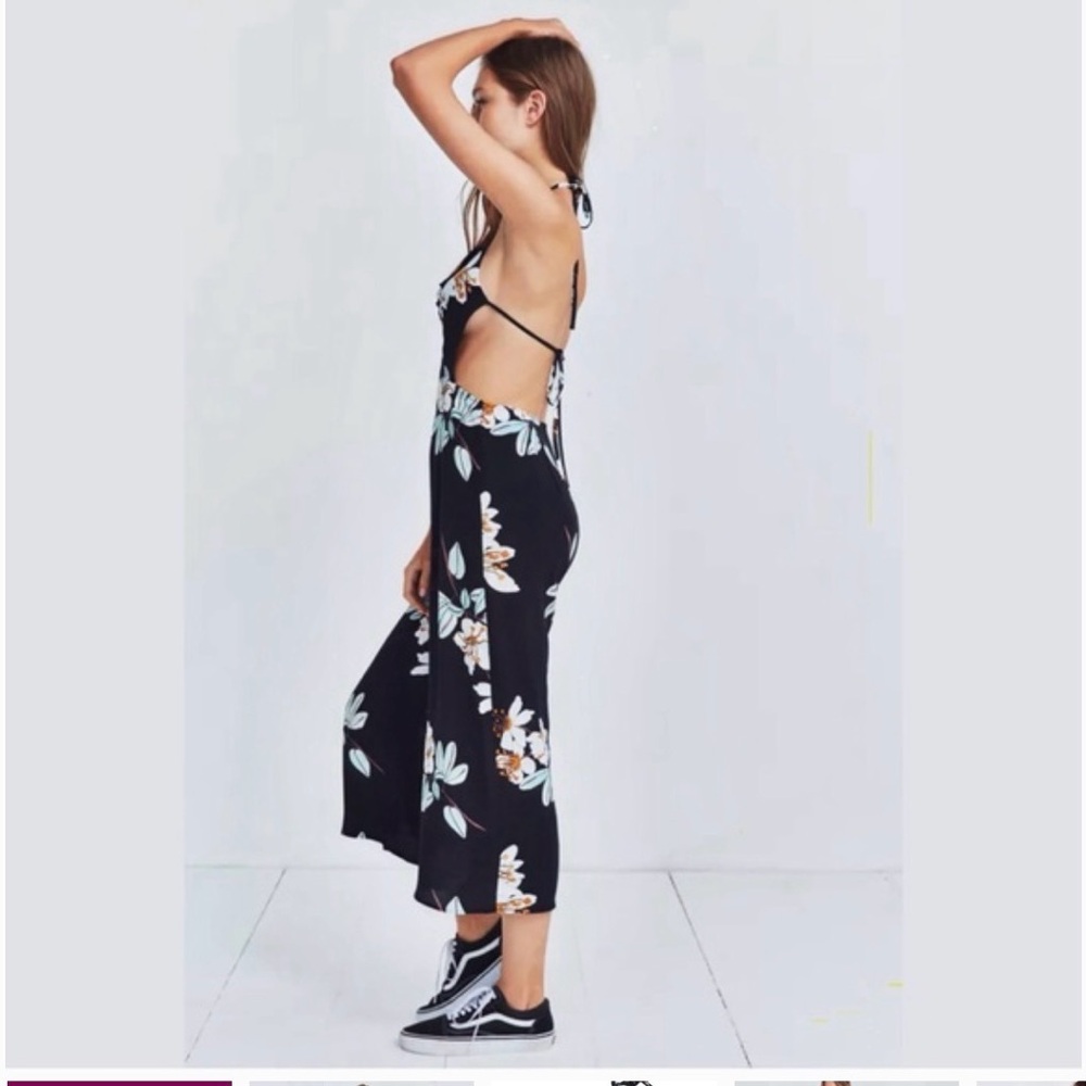 Kimchi Blue Black Floral Jumpsuit